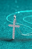  925 Sterling Silver Cross  Necklace