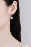 Moissanite Teardrop Earrings 925 Sterling Silver