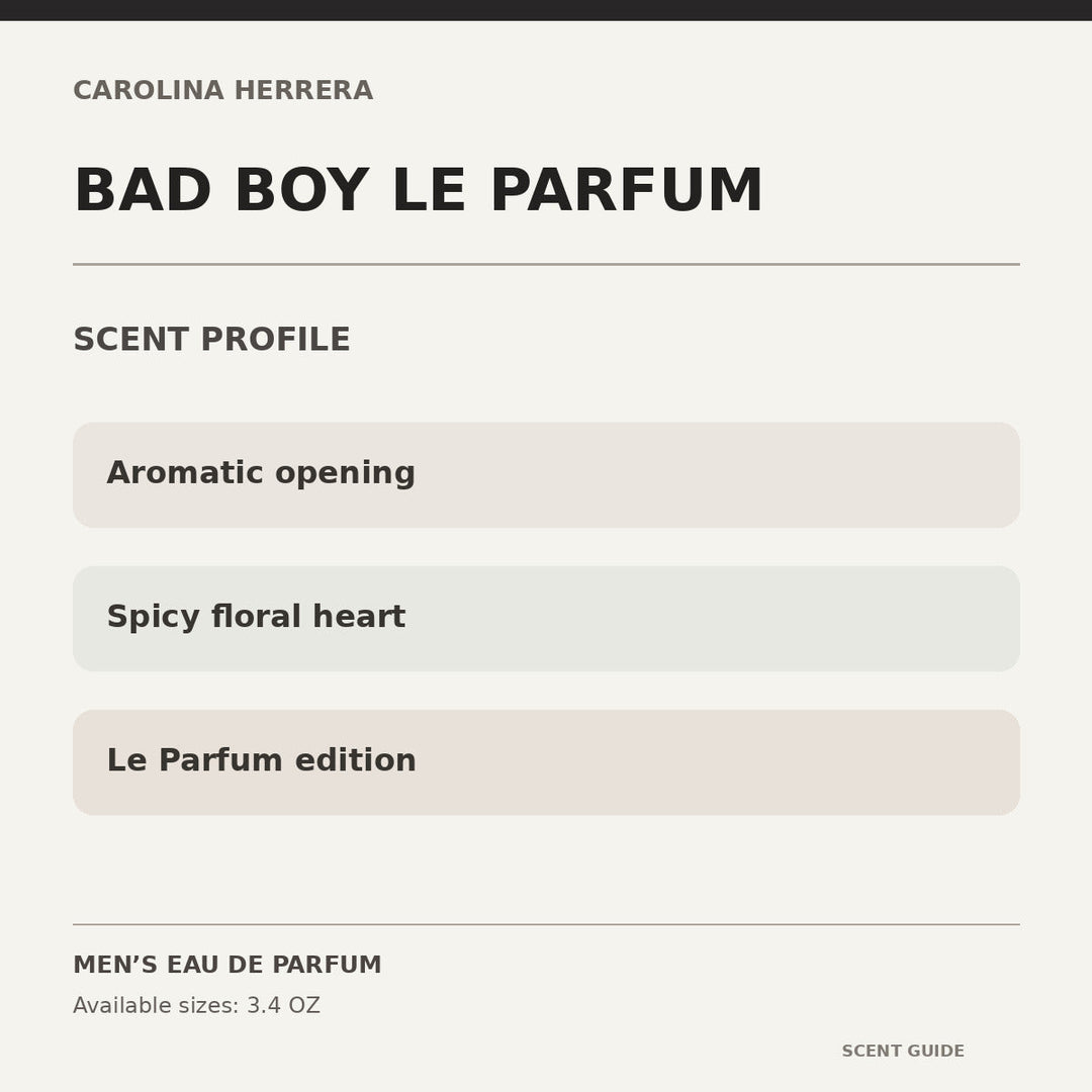 Bad Boy Le Parfum scent profile informational guide
