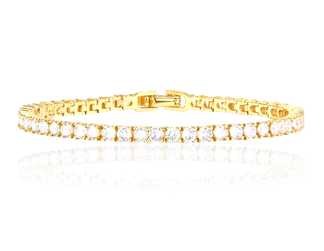 14K Gold Plated Classic Tennis Bracelet
