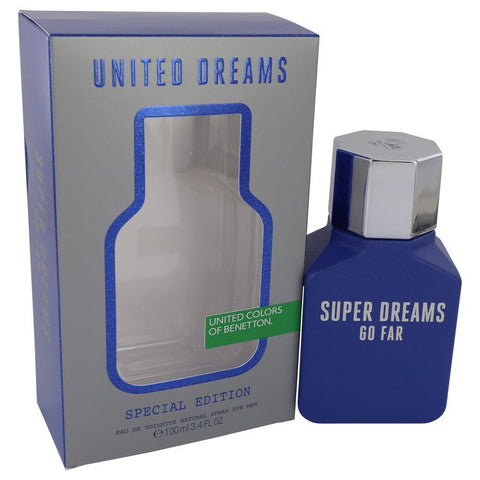 United Dreams Super Dreams Go Far Eau De Toilette Spray By Benetton