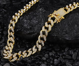 Iced Out Cuban Link Monaco Chain
