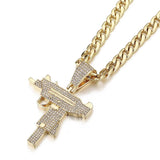 UZI Pendant Iced Out Necklace