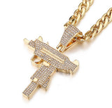 UZI Pendant Iced Out Necklace